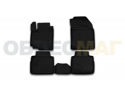 Коврики в салон полиуретан 4 штуки Element для Suzuki SX4 2013-2021