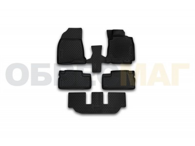 Коврики 3D в салон полиуретан 5 штук Element для Toyota Wish 2003-2009