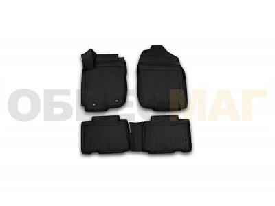 Коврики 3D в салон полиуретан 4 штуки Element для Toyota RAV4 2013-2019
