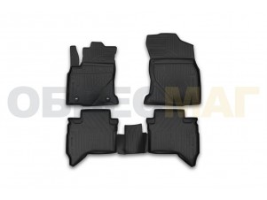 Коврики в салон Element полиуретан 4 штуки на Toyota Hilux № CARTYT00021