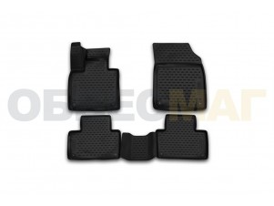 Коврики 3D в салон Element полиуретан 4 штуки на Volvo XC90 № CARVOL00003