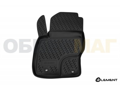 Коврик в салон передний левый полиуретан 1 штука Element для Ford Focus 2 2005-2011
