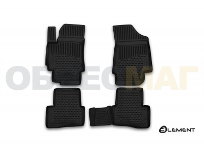 Коврики в салон полиуретан 4 штуки Element для Hyundai Creta 2016-2021