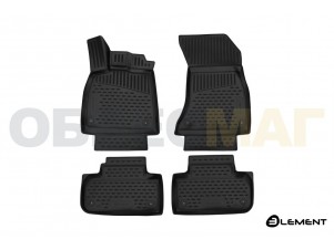 Коврики 3D в салон Element полиуретан 4 штуки на Audi Q5 № ELEMENT3D0425210k