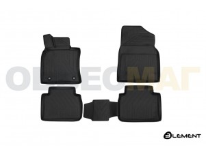 Коврики 3D в салон Element полиуретан 4 штуки на Toyota Camry № ELEMENT3D048152210k
