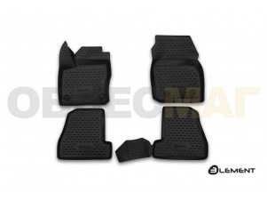 Коврики 3D в салон Element полиуретан 4 штуки на Ford Focus 3 № ELEMENT3D1671210k
