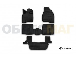 Коврики 3D в салон Element полиуретан 5 штук на Ford Explorer № ELEMENT3D1676210k
