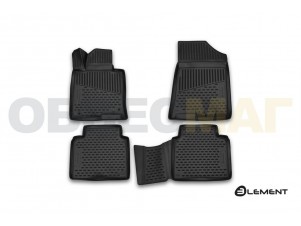 Коврики 3D в салон Element полиуретан 4 штуки на АКПП на Kia Optima № ELEMENT3D2561210