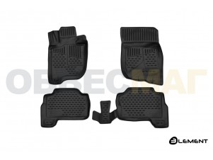 Коврики 3D в салон Element полиуретан 4 штуки на Mitsubishi Pajero Sport № ELEMENT3D3546210