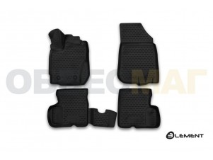 Коврики 3D в салон Element полиуретан 4 штуки на Nissan Terrano № ELEMENT3D3659210k