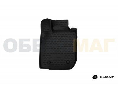 Коврик 3D в салон передний левый полиуретан 1 штука на 4х2 Element для Renault Duster 2011-2015