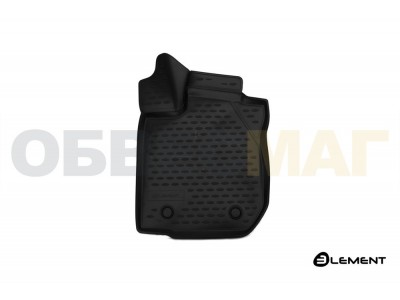 Коврик 3D в салон передний левый полиуретан 1 штука Element для Renault Sandero/Sandero Stepway 2014-2018