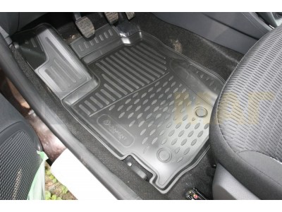 Коврики 3D в салон полиуретан 4 штуки Element для Renault Kaptur 2016-2021