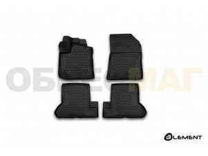 Коврики 3D в салон Element полиуретан 4 штуки на Renault Dokker № ELEMENT3D4153210k