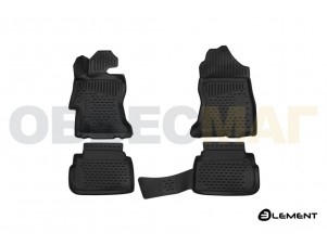 Коврики 3D в салон Element полиуретан 4 штуки на Subaru XV № ELEMENT3D4622210k