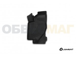 Коврик 3D в салон Element передний левый полиуретан 1 штука на Lada Kalina № ELEMENT3D5204210kFL