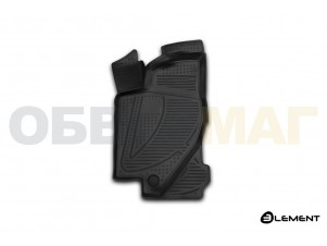 Коврик 3D в салон Element передний левый полиуретан 1 штука на Lada Granta № ELEMENT3D5225210kFL