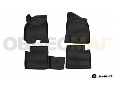 Коврики 3D в салон полиуретан 4 штуки Element для Chery Tiggo 3 2017-2021