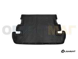 Коврик в багажник Element полиуретан на 7 мест на Toyota Land Cruiser 200 № ELEMENT48124B13