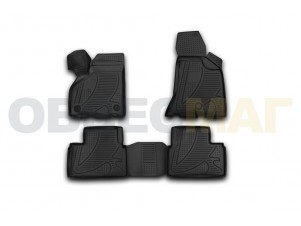 Коврики 3D в салон Element полиуретан 4 штуки на Lada Priora № F120250E1
