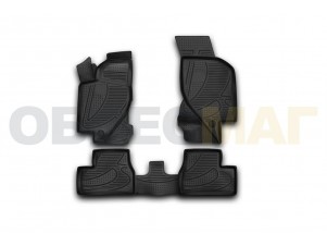 Коврики 3D в салон Element полиуретан 4 штуки на Lada Kalina № F400250E1