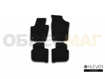 Коврики в салон Klever Econom 4 штуки для седана для Skoda Rapid 2012-2021