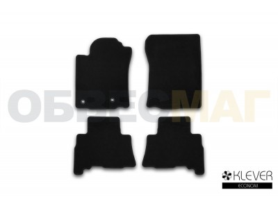 Коврики в салон Klever Econom 4 штуки для 5 мест для Toyota Land Cruiser Prado 150 2013-2021