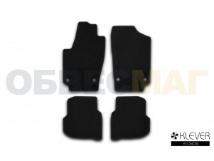 Коврики в салон Klever Econom 4 штуки для седана для Volkswagen Polo № KVR01513001200k