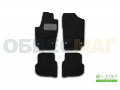 Коврики в салон Klever Standard 4 штуки для седана для Volkswagen Polo 2010-2020