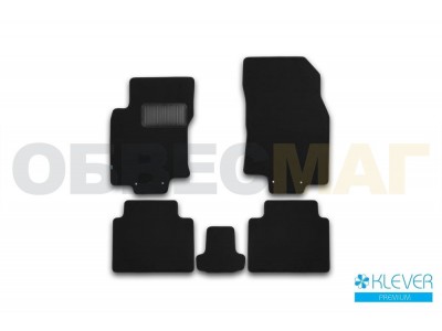 Коврики в салон Klever Premium 5 штук для Nissan X-Trail T32 2015-2021