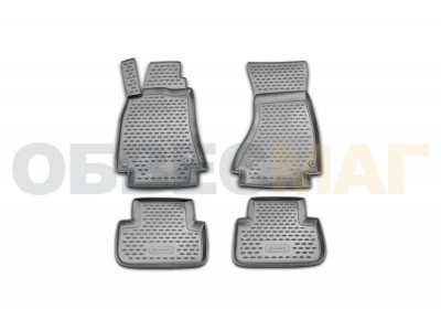 Коврики в салон полиуретан 4 штуки Element для Audi A4 B8 2007-2015