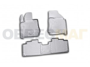 Коврики в салон Element полиуретан 3 штуки на Cadillac SRX № NLC.07.05.210k