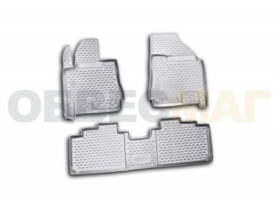 Коврики в салон полиуретан 3 штуки Element для Cadillac SRX 2010-2016