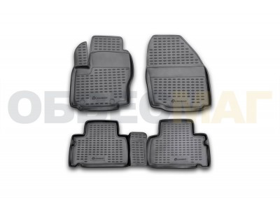 Коврики в салон полиуретан 4 штуки Element для Ford S-Max 2006-2021