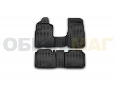Коврики в салон полиуретан 4 штуки Element для Honda CR-V 2002-2007