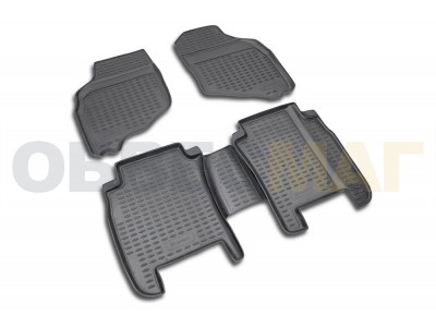 Коврики в салон полиуретан 4 штуки Element для Honda Jazz 2001-2008