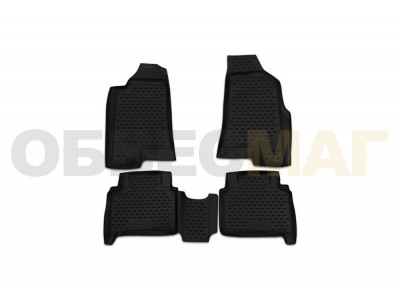 Коврики в салон полиуретан 4 штуки Element для Hummer H3 2005-2010