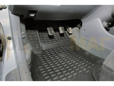 Коврики в салон полиуретан 4 штуки Element для Hyundai Accent 2000-2006