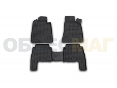 Коврики в салон полиуретан 4 штуки Element для Hyundai Santa Fe 2006-2010