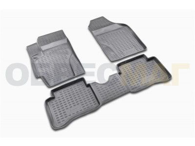 Коврики в салон полиуретан 4 штуки Element для Hyundai Verna 2006-2010