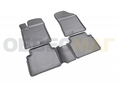 Коврики в салон полиуретан 4 штуки Element для Hyundai Sonata NF 2008-2010