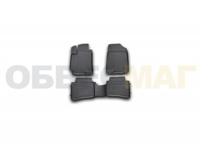 Коврики в салон полиуретан 4 штуки Element для Hyundai Solaris 2010-2014 NLC.20.41.210h