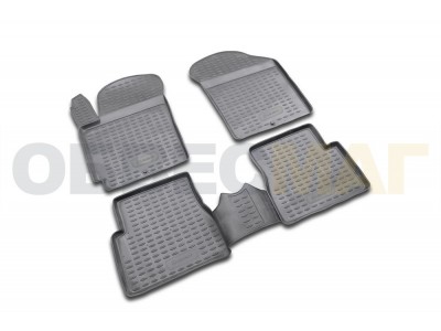 Коврики в салон полиуретан 4 штуки Element для Kia Picanto 2004-2011