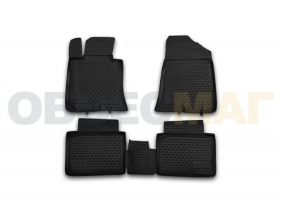 Коврики в салон полиуретан 4 штуки Element для Kia Optima 2011-2014