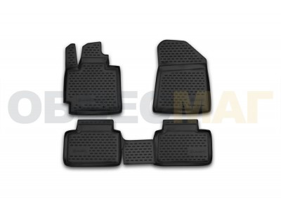 Коврики в салон полиуретан 4 штуки Element для Kia Soul 2014-2021