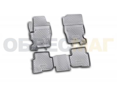 Коврики в салон полиуретан 4 штуки Element для Land Rover Discovery 4 2009-2014