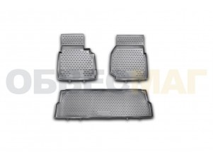 Коврики в салон Element полиуретан 3 штуки на Land Rover Defender 110 № NLC.28.08.210kh