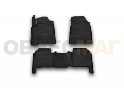 Коврики в салон полиуретан 3 штуки для 5 мест Element для Lexus LX 570 2012-2015