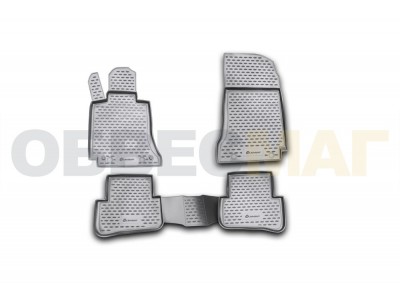 Коврики в салон полиуретан 4 штуки Element для Mercedes-Benz C-Class W204 2007-2015