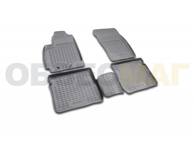 Коврики в салон полиуретан 4 штуки Element для Mitsubishi Outlander 2003-2006